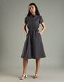 Tommy Hilfiger Cotton Spread Collar Shirt Dress