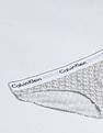 Calvin Klein Underwear Womens Beige Printed Panties