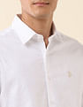 U.S. Polo Assn. Tailored Fit Solid Pure Cotton Shirt