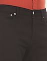 Calvin Klein Men Black Slim Fit Rinsed Cotton Stretch Jeans