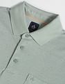 Arrow Geometric Print Cotton Polo Shirt
