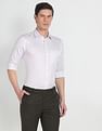 Arrow Vertical Stripe Auto Press Shirt