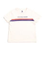 U.S. Polo Assn. Kids Boys Regular Fit Horizontal Striped T-Shirt