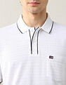 Arrow Sport Textured Pure Cotton Polo Shirt