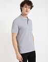 Tommy Hilfiger Solid Regular-Fit Cotton Polo Shirt