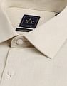 Arrow Cotton Linen Slim Fit Shirt