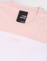 Flying Machine Colour Block Cotton T-shirt