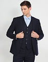 Arrow Dobby Hudson Tailored Fit Three Piece Suit