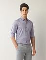 Arrow Textured Manhattan Slim Fit Shirt