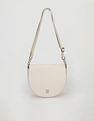 Tommy Hilfiger Solid Beige PU Sling Bags
