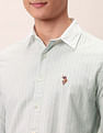 U.S. Polo Assn. Denim Co. Vertical Striped Pure Cotton Shirt