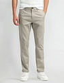 Arrow Sport Slim Fit Solid Trousers