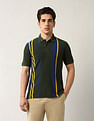 Arrow Sport Vertical Striped Pure Cotton Polo Shirt
