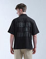 Flying Machine Gingham Checked Oversized Fit Digitopia Shirt
