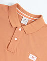 Flying Machine Tonal Logo Cotton Polo Shirt