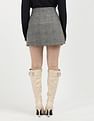 Tommy Hilfiger Wool Check Mini Skirt