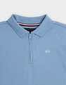 Tommy Hilfiger Kids Boys Solid Regular Fit Cotton Polo T-Shirt
