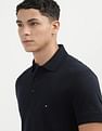 Tommy Hilfiger Solid Logo Slim Fit Polo Shirt