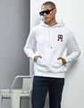 Tommy Hilfiger Men White Essential Embroidered Monogram Sweatshirt