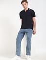 Tommy Hilfiger Solid Regular-Fit Cotton Polo Shirt
