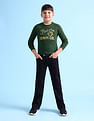 U.S. Polo Assn. Kids Mid Rise Rinsed Bootcut Jeans