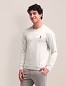 U.S. Polo Assn. Textured Printed Sweater