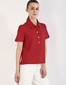 Tommy Hilfiger Solid Slim-Fit Cotton Polo T-Shirt