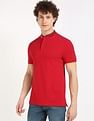 Tommy Hilfiger Solid Slim-Fit Cotton Polo Shirt
