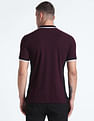 Flying Machine Colour Block Cotton Polo Shirt