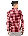 Arrow Sports Spread Collar Check Shirt