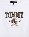 Tommy Hilfiger Kids Boys Logo Regular-Fit Cotton T-Shirt