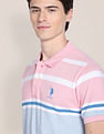 U.S. Polo Assn. Signature Stripe Pique Polo Shirt