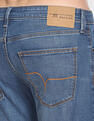 Flying Machine Slash Slim Tapered Fit Jeans