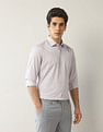 Arrow Geometric Printed Manhattan Slim Fit Twill Shirt