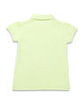 U.S. Polo Assn. Kids Girls Brand Printed Relaxed Fit Polo Shirt