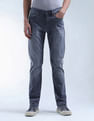 Flying Machine Freddie Slim Straight Fit Stone Washed Jeans