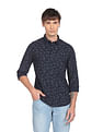 Flying Machine Floral Print Pure Cotton Shirt