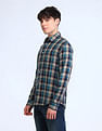 Flying Machine Slim Fit Twill Checked Shirt