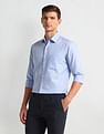 Arrow Slim Fit Solid Cotton Shirt