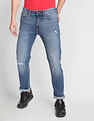 Flying Machine Distressed Slim Tapered Fit Authentic Signature Jeans