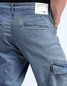 Flying Machine Cobain Loose Fit Blue Jeans