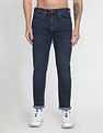 Flying Machine Slash Slim Tapered Fit Rinsed Jeans