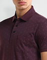 Arrow Geometric Printed Regular Polo Shirt