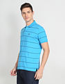 Arrow Sports Horizontal Stripe Cotton Polo Shirt