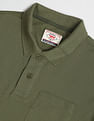 Flying Machine Solid Chest Pocket Polo Shirt
