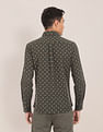 U.S. Polo Assn. Spread Collar Printed Casual Shirt
