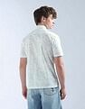 Flying Machine Regular Fit All-Over Printed Shirt