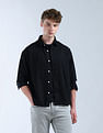 Flying Machine Pure Cotton Oversized Fit Shirt