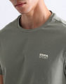 USPA Active Solid Slim Fit T-Shirt