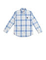 U.S. Polo Assn. Kids Boys Tartan Checked Regular Fit Shirt
